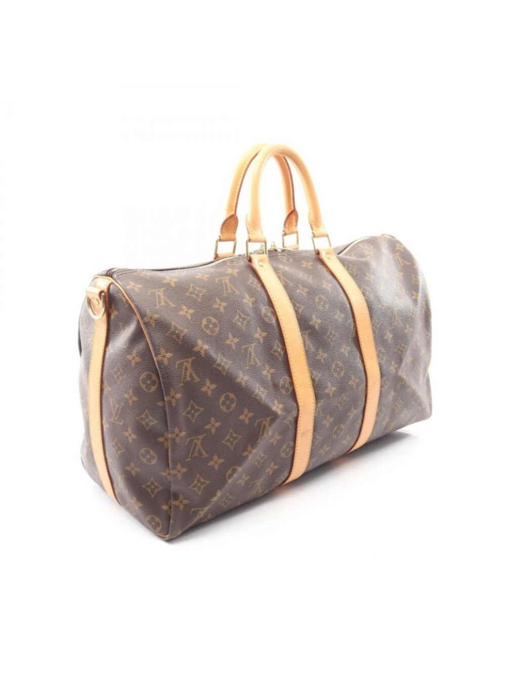★SOLD★ Louis Vuitton Boston Bag Keepall Bandouliere 45 2-Way Canvas Leather - Picture 2 of 10